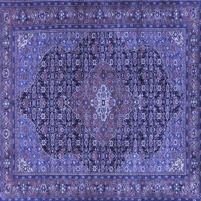 Square Persian Blue Traditional Rug, tr2176blu
