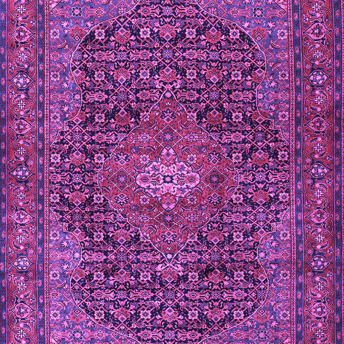 Machine Washable Persian Purple Traditional Area Rugs, wshtr2176pur