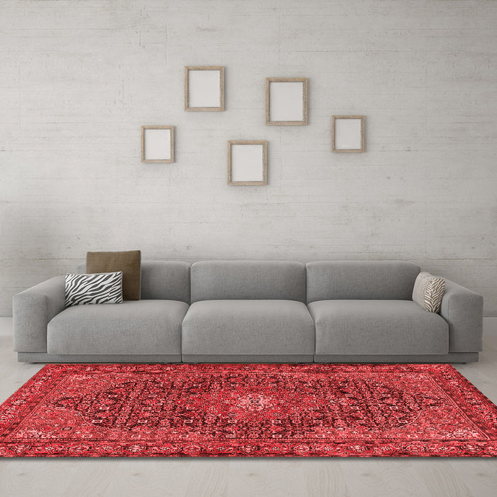Traditional Red Washable Rugs
