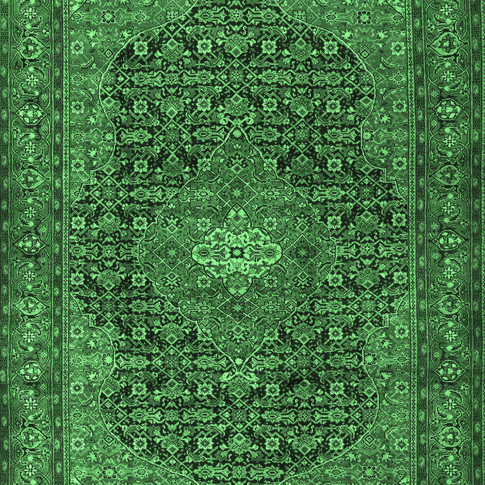 Persian Emerald Green Traditional Rug, tr2176emgrn