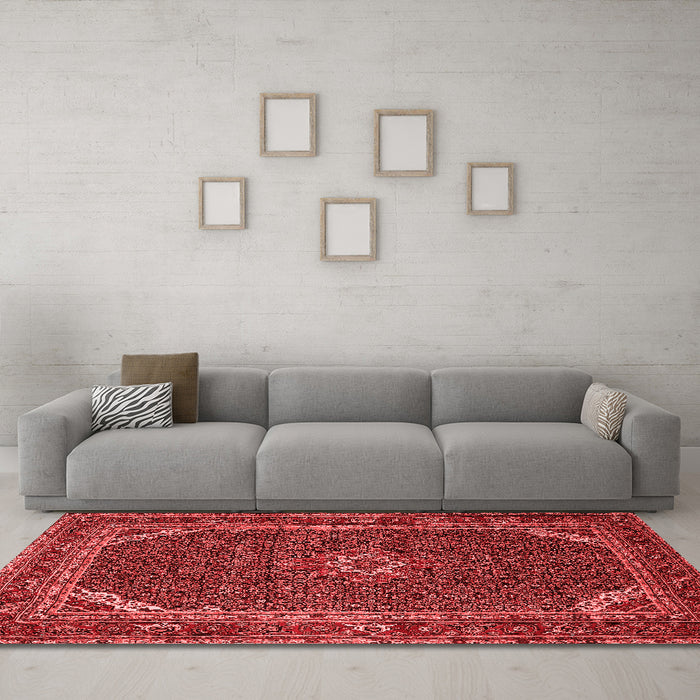 Traditional Red Washable Rugs
