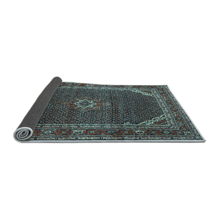 Sideview of Persian Light Blue Traditional Rug, tr2177lblu
