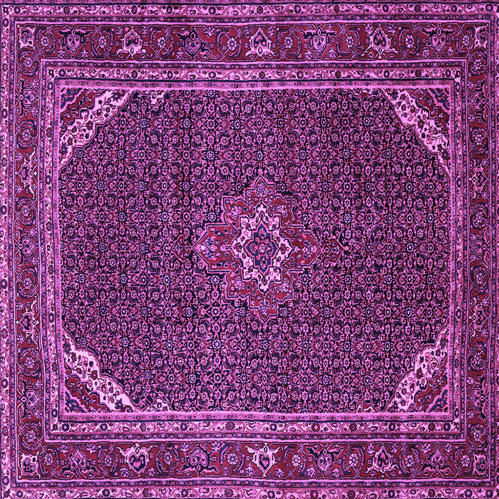 Square Persian Purple Traditional Rug, tr2177pur