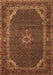 Machine Washable Persian Brown Traditional Rug, wshtr2177brn