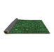 Sideview of Persian Emerald Green Traditional Rug, tr2178emgrn