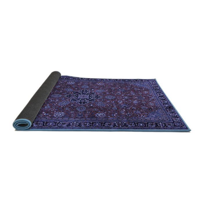 Sideview of Persian Blue Traditional Rug, tr2178blu