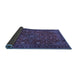 Sideview of Persian Blue Traditional Rug, tr2178blu