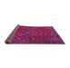 Sideview of Persian Pink Traditional Rug, tr2178pnk