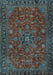 Machine Washable Persian Light Blue Traditional Rug, wshtr2178lblu