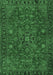 Machine Washable Persian Emerald Green Traditional Area Rugs, wshtr2178emgrn