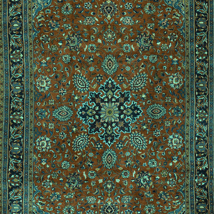 Persian Turquoise Traditional Rug, tr2178turq