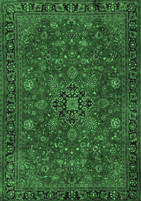 Persian Emerald Green Traditional Rug, tr2178emgrn