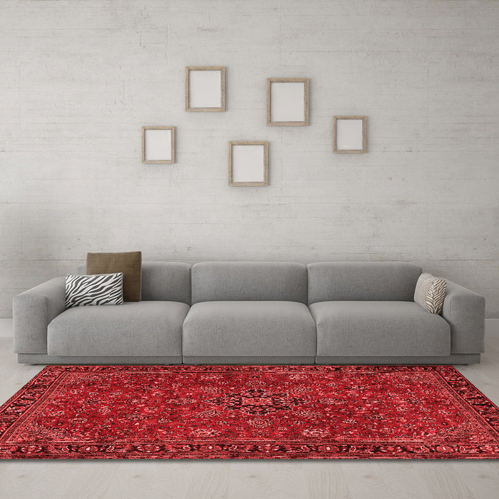 Traditional Red Washable Rugs