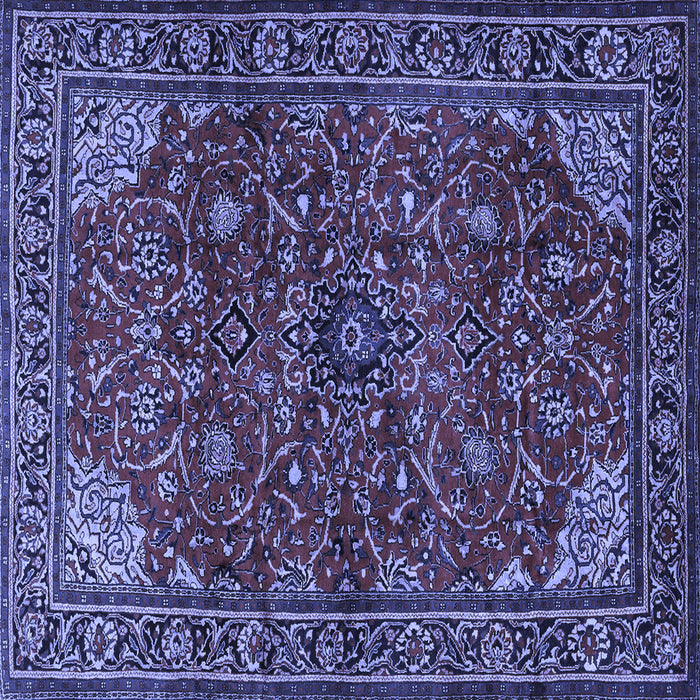 Square Persian Blue Traditional Rug, tr2179blu