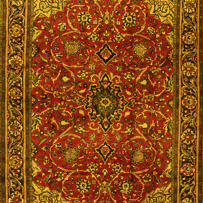 Persian Yellow Traditional Rug, tr2179yw