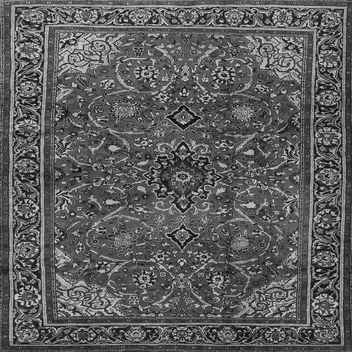 Serging Thickness of Persian Gray Traditional Rug, tr2179gry