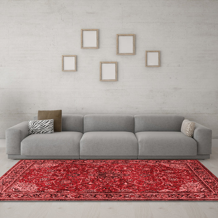 Traditional Red Washable Rugs