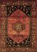 Machine Washable Persian Brown Traditional Rug, wshtr217brn