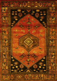 Persian Yellow Traditional Rug, tr217yw