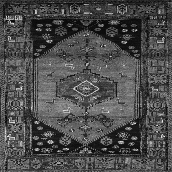 Serging Thickness of Persian Gray Traditional Rug, tr217gry