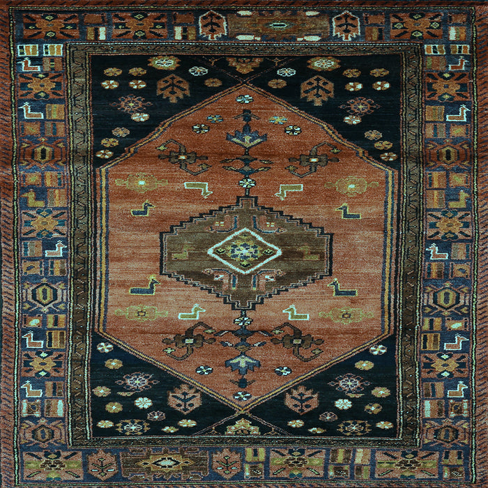 Square Persian Light Blue Traditional Rug, tr217lblu