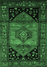 Persian Emerald Green Traditional Rug, tr217emgrn