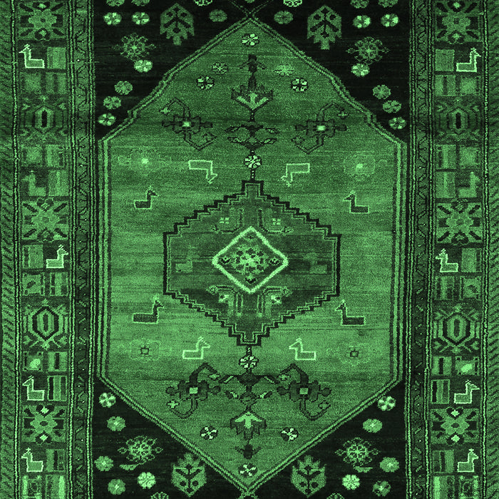 Persian Emerald Green Traditional Rug, tr217emgrn