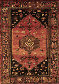 Persian Brown Traditional Rug, tr217brn