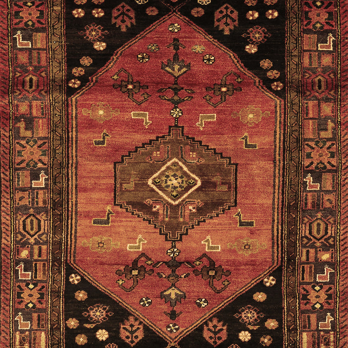 Persian Brown Traditional Rug, tr217brn