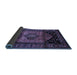 Sideview of Persian Blue Traditional Rug, tr217blu