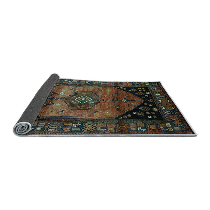 Sideview of Persian Light Blue Traditional Rug, tr217lblu