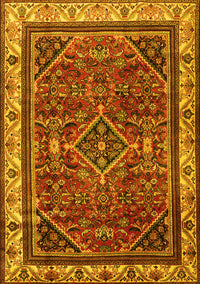 Persian Yellow Traditional Rug, tr2180yw