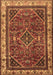 Machine Washable Persian Brown Traditional Rug, wshtr2180brn