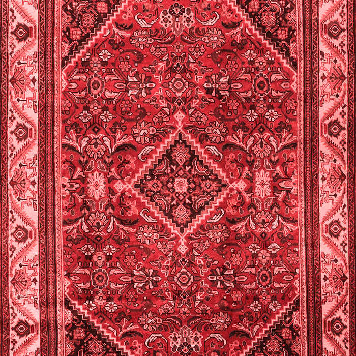 Machine Washable Persian Red Traditional Rug, wshtr2180red