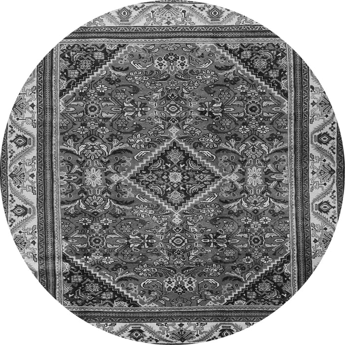 Square Persian Gray Traditional Rug, tr2180gry