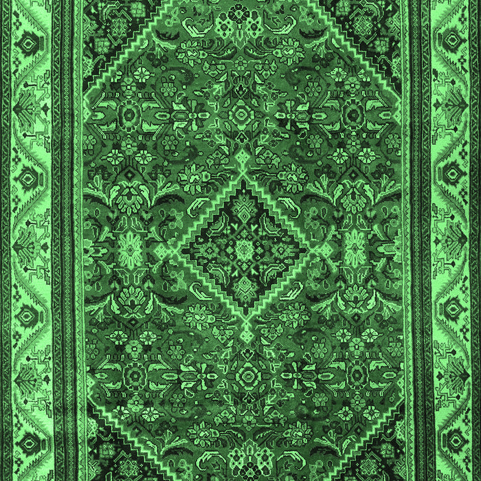 Persian Emerald Green Traditional Rug, tr2180emgrn