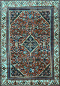 Persian Light Blue Traditional Rug, tr2180lblu