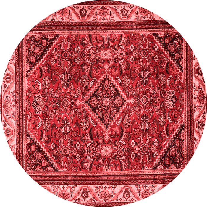 Machine Washable Persian Red Traditional Rug, wshtr2180red