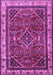 Machine Washable Persian Purple Traditional Area Rugs, wshtr2180pur