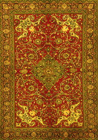 Persian Yellow Traditional Rug, tr2181yw