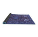 Sideview of Persian Blue Traditional Rug, tr2181blu