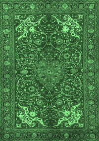 Persian Emerald Green Traditional Rug, tr2181emgrn