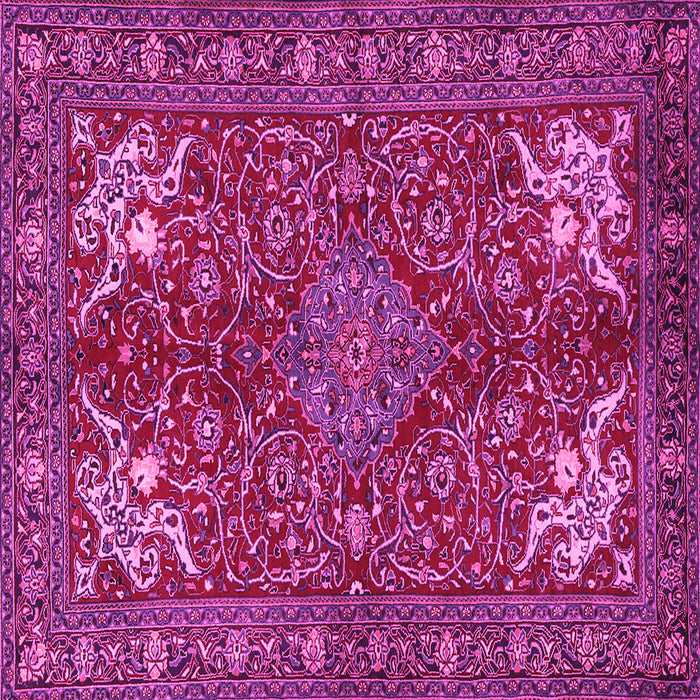 Square Persian Pink Traditional Rug, tr2181pnk
