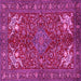 Square Persian Pink Traditional Rug, tr2181pnk