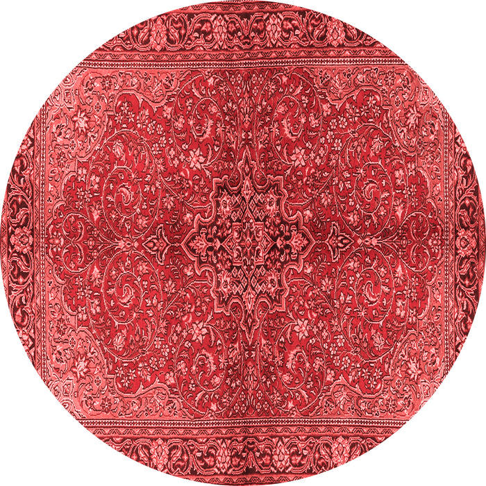 Machine Washable Persian Red Traditional Rug, wshtr2182red