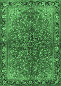 Persian Emerald Green Traditional Rug, tr2182emgrn