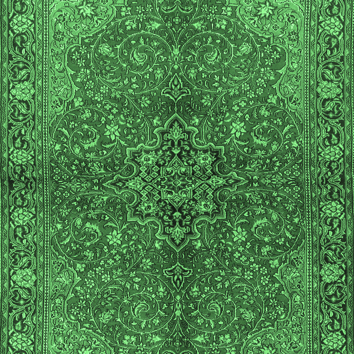 Persian Emerald Green Traditional Rug, tr2182emgrn