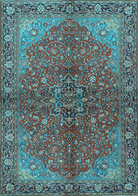 Persian Light Blue Traditional Rug, tr2182lblu