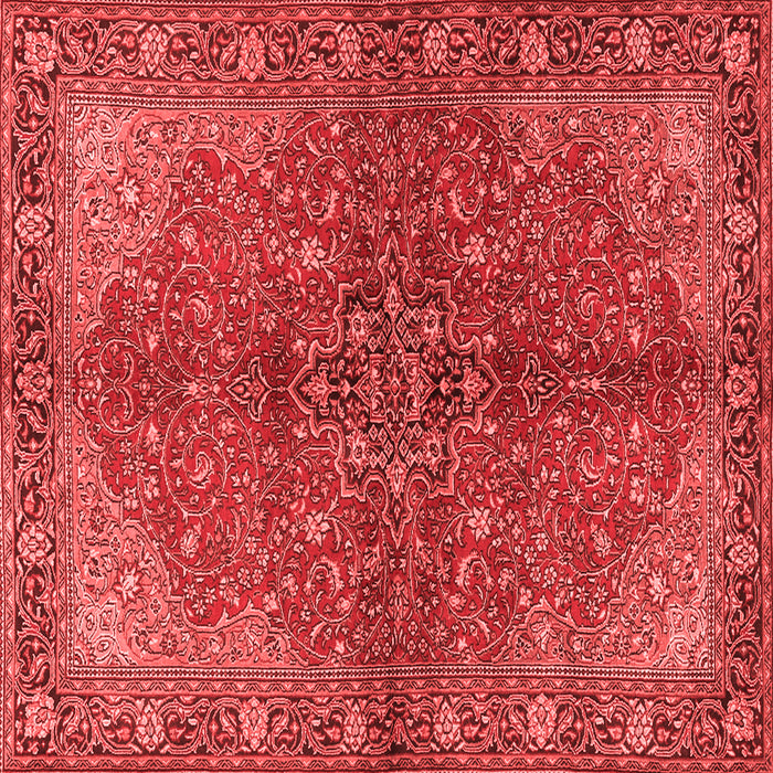 Machine Washable Persian Red Traditional Rug, wshtr2182red