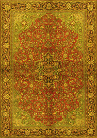 Persian Yellow Traditional Rug, tr2182yw